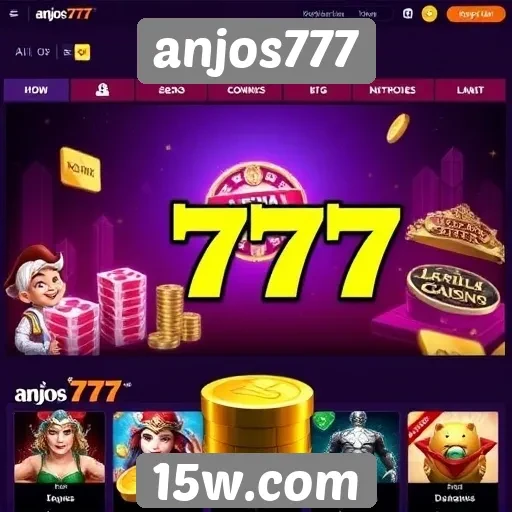 Recursos e funcionalidades do site de jogos anjos777